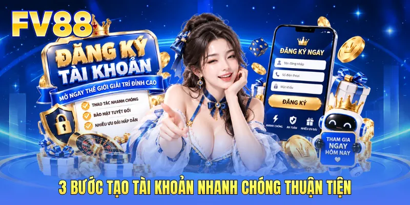 Đăng Ký FV88 - Các Bước Tạo Tài Khoản Cho Thành Viên Mới - WINMOSAIC69 Đăng Ký FV88 - Các Bước Tạo Tài Khoản Cho Thành Viên Mới - WINMOSAIC69